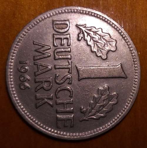 1966 D - 1 DEUTSCHE MARK - GERMANY