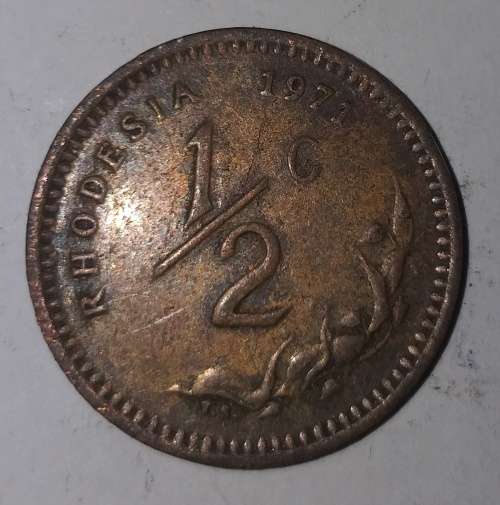 1971 - HALF CENT - RHODESIA