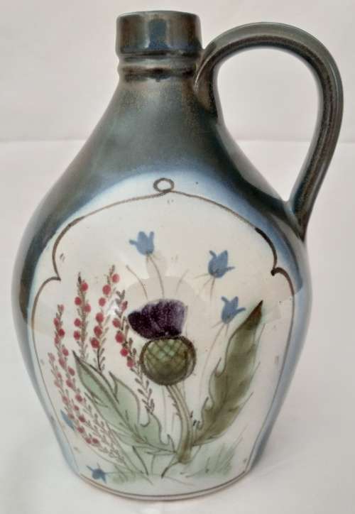 BUCHAN PORTOBELLO STONEWARE DECANTER (CIRCA 1972)