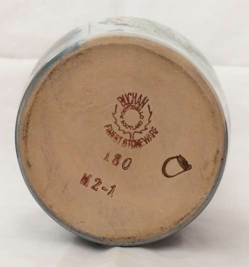 BUCHAN PORTOBELLO STONEWARE DECANTER (CIRCA 1972)