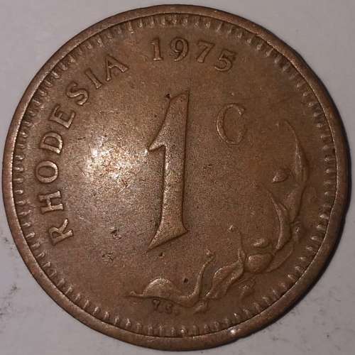 1975 - 1 CENT - RHODESIA