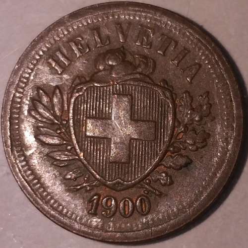 1900 B - 1 RAPPEN - SWITZERLAND