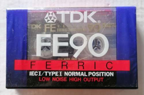 TDK FE20 FERRIC CASSETTE TAPE - STILL SEALED