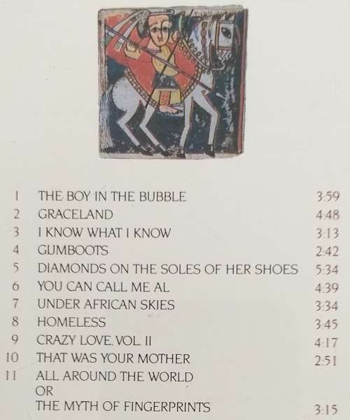 CD - PAUL SIMON - GRACELAND