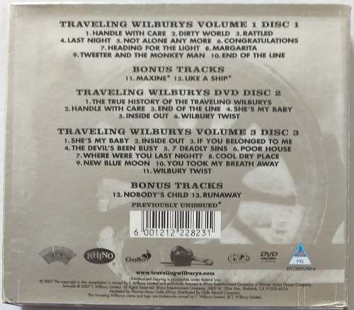 CD'S X 2 & DVD - THE TRAVELING WILBURYS