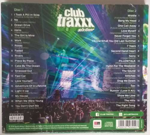 CD`S - SET X 2 - VARIOUS - CLUB TRAXXX - SIXTEEN - STILL SEALED