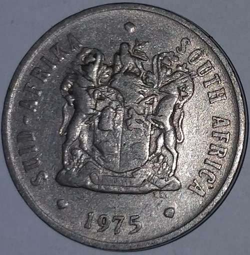 1975 - 20 CENT COIN - SOUTH AFRICA