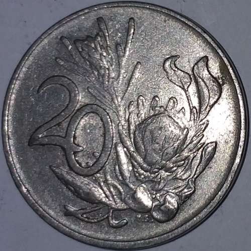 1982 - 20 CENT COIN - SOUTH AFRICA