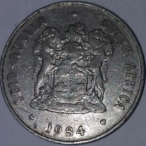 1984 - 20 CENT COIN - SOUTH AFRICA