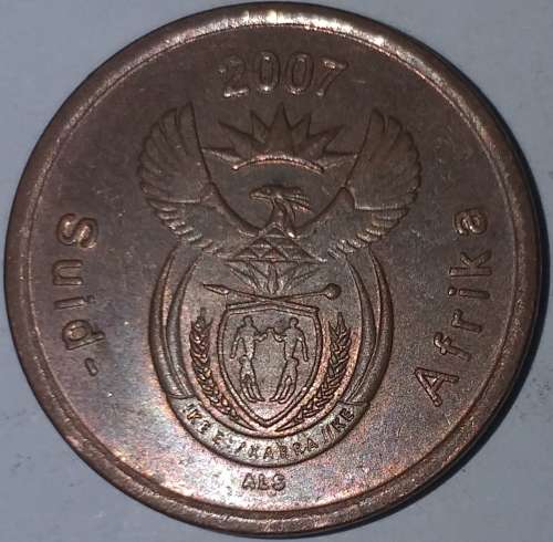 2007 - 5 CENT COIN - SOUTH AFRICA