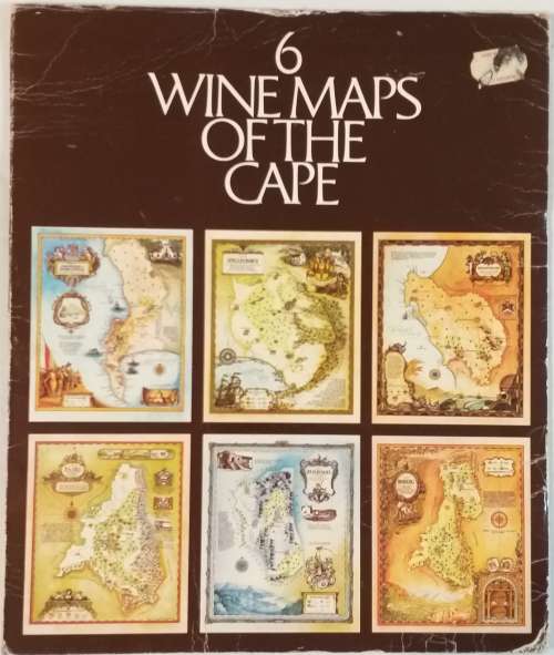 "6 WINE MAPS OF THE CAPE" IN A FOLDER - 1973 - JANICE ASHBY DESIGN STUDIO - WINES OF ORIGIN