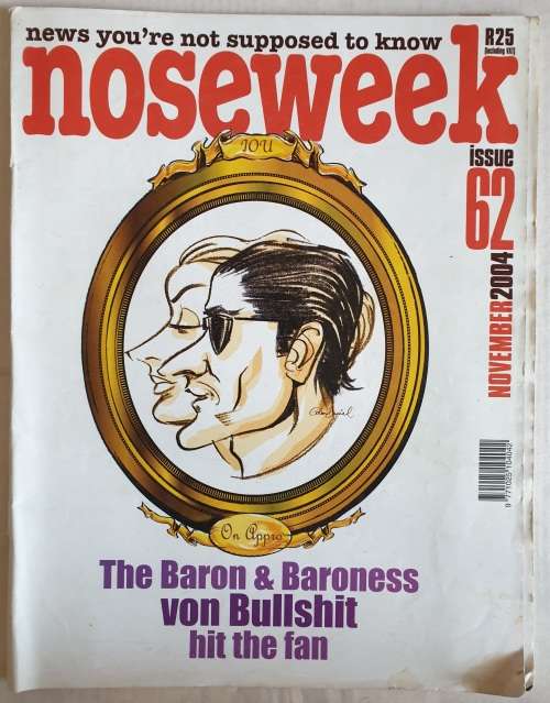 NOSEWEEK MAGAZINE - ISSUE 62 - NOVEMBER 2004 - CONTROVERSIAL