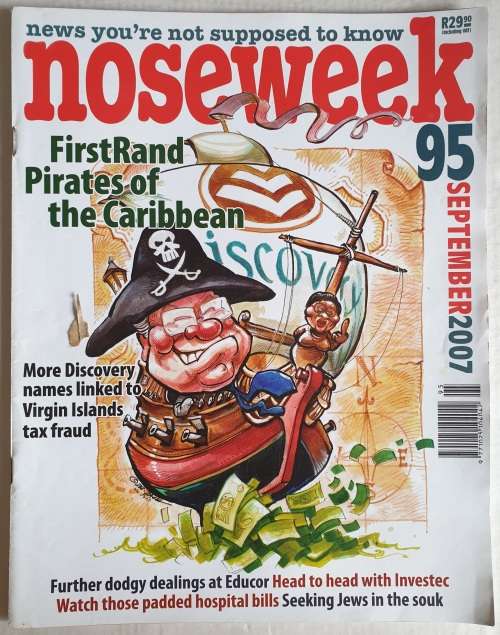 NOSEWEEK MAGAZINE - ISSUE 95 - SEPTEMBER 2007 - CONTROVERSIAL