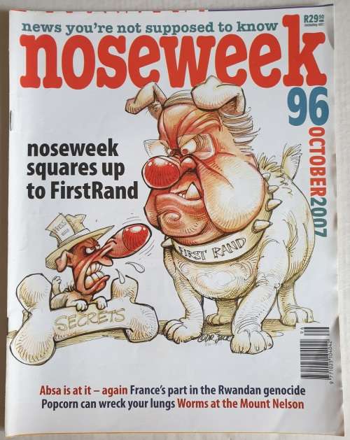 NOSEWEEK MAGAZINE - ISSUE 96 - OCTOBER 2007 - CONTROVERSIAL