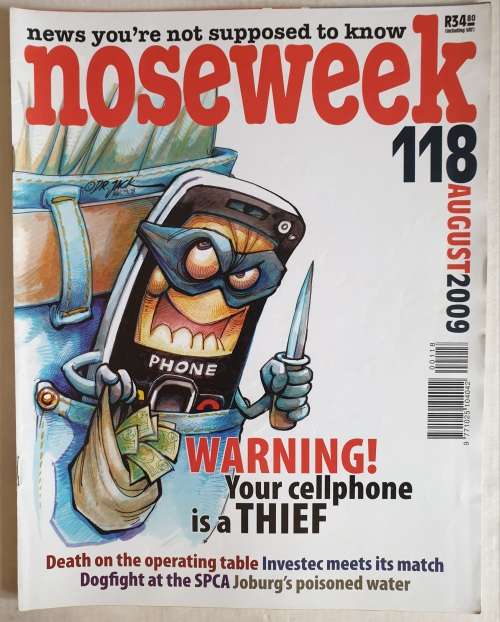 NOSEWEEK MAGAZINE - ISSUE 118 - AUGUST 2009 - CONTROVERSIAL