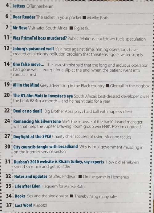 NOSEWEEK MAGAZINE - ISSUE 118 - AUGUST 2009 - CONTROVERSIAL