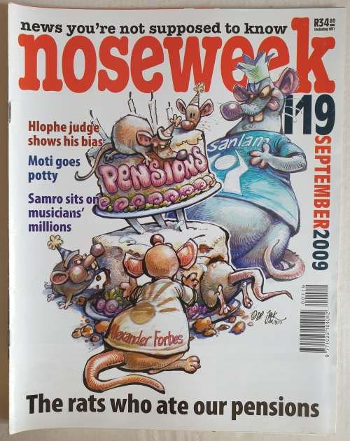 NOSEWEEK MAGAZINE - ISSUE 119 - SEPTEMBER 2009 - CONTROVERSIAL