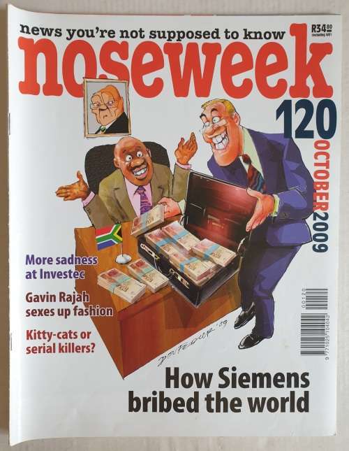 NOSEWEEK MAGAZINE - ISSUE 120 - OCTOBER 2009 - CONTROVERSIAL
