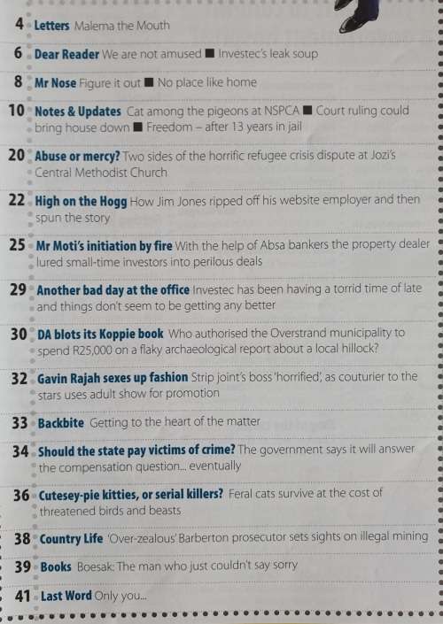 NOSEWEEK MAGAZINE - ISSUE 120 - OCTOBER 2009 - CONTROVERSIAL