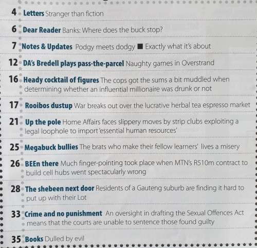 NOSEWEEK MAGAZINE - ISSUE 134 - DECEMBER 2010 - CONTROVERSIAL