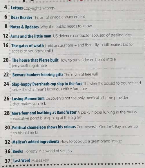 NOSEWEEK MAGAZINE - ISSUE 136 - FEBRUARY 2011 - CONTROVERSIAL