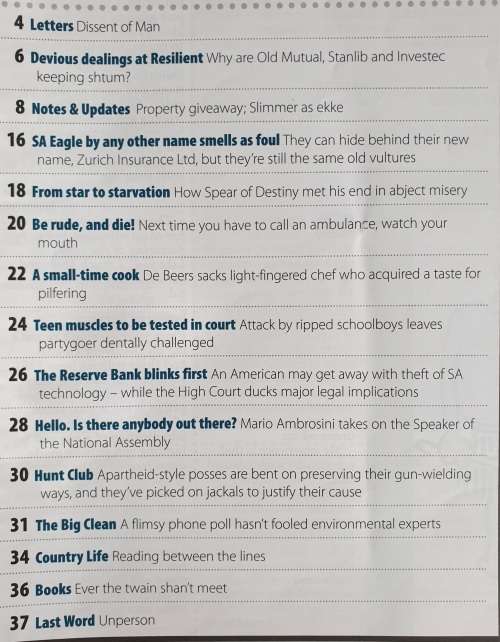 NOSEWEEK MAGAZINE - ISSUE 137 - MARCH 2011 - CONTROVERSIAL