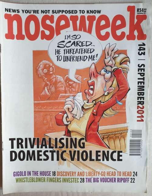 NOSEWEEK MAGAZINE - ISSUE 143 - SEPTEMBER 2011 - CONTROVERSIAL