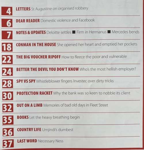 NOSEWEEK MAGAZINE - ISSUE 143 - SEPTEMBER 2011 - CONTROVERSIAL