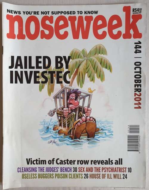 NOSEWEEK MAGAZINE - ISSUE 144 - OCTOBER 2011 - CONTROVERSIAL