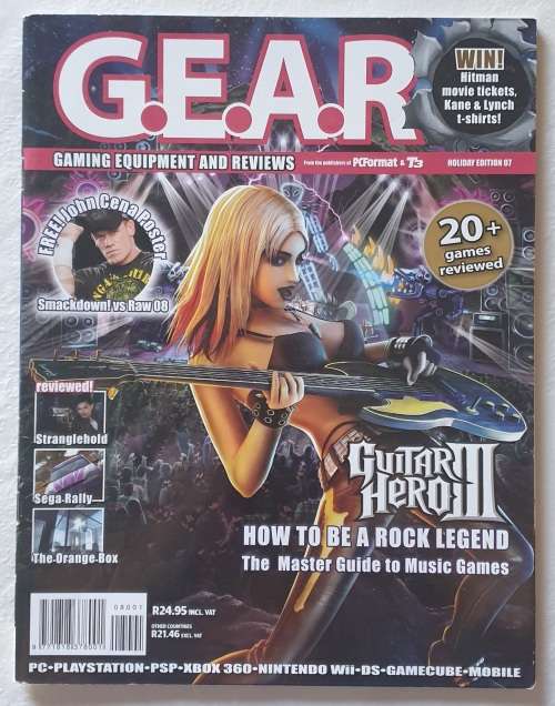 LOT OF 9 X G.E.A.R. MAGAZINES - GAMING EQUIPMENT & REVIEWS - XBOX - PSP - NINTENDO - PS - GAMECUBE