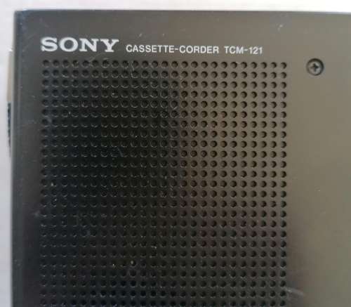 VINTAGE SONY CASSETTE - CORDER. MODEL: TCM-121 (CIRCA 1980`S) TAPE RECORDER/WALKMAN