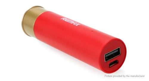 Remax Power Bank 2500mah Bullet shell Powerbank battery external Backup