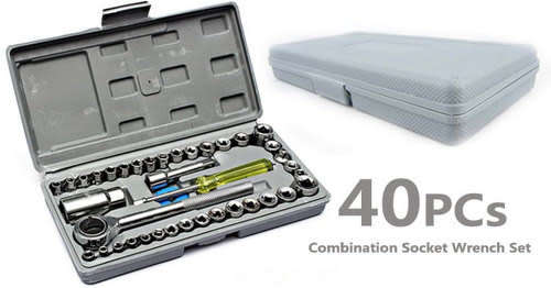 40 PCS COMBINATION SOCKET WRENCH SET