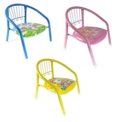Metal Tubes Frame Kids Children Chairs Squeaky Sound Outdoor Indoor Chair #metal, #Chair #Children |