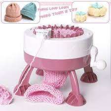 Kids Knitting Machine Mini Children Weaving Loom Knit For Hats Scarves Socks Toys