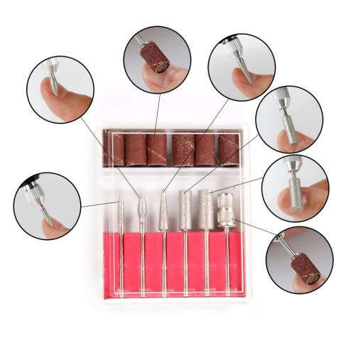 Finger Toe Nail Art Drill Kit Variable Speed Rotary Detail Carver Nail Care Electric Nai