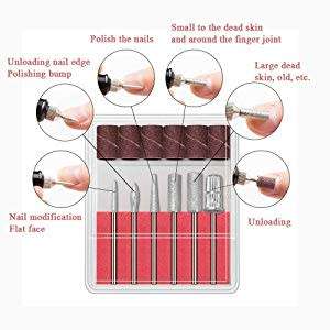 Finger Toe Nail Art Drill Kit Variable Speed Rotary Detail Carver Nail Care Electric Nai