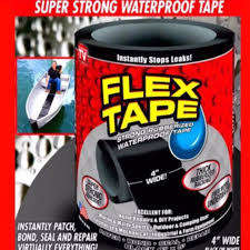 Flex Tape Rubberized Waterproof Tape - Black, 4 Inch x 5 Foot