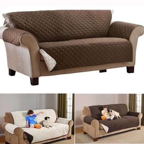 Double Couch Coat Convenient Reversible Sofa Cover