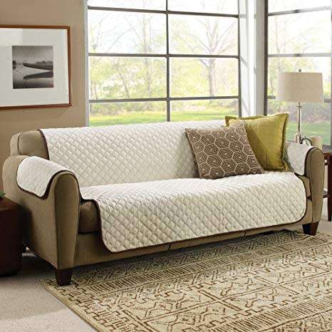 Double Couch Coat Convenient Reversible Sofa Cover