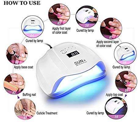 54W PROFESSIONAL GEL POLISH  LED NAIL DRYER LAMP
