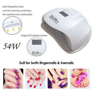54W PROFESSIONAL GEL POLISH  LED NAIL DRYER LAMP