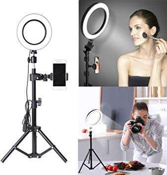 26CM 10inch Dimmable LED Tik Tok Ring Light With Tripod Stand  Makeup Phone Camera Selfie 2meter ST