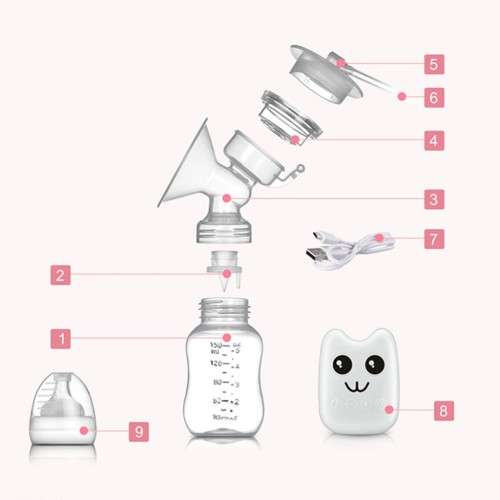 Automatic Double Intelligent Electric Handfree Breast Pump Baby Feeder PRODUCT CODE RH218