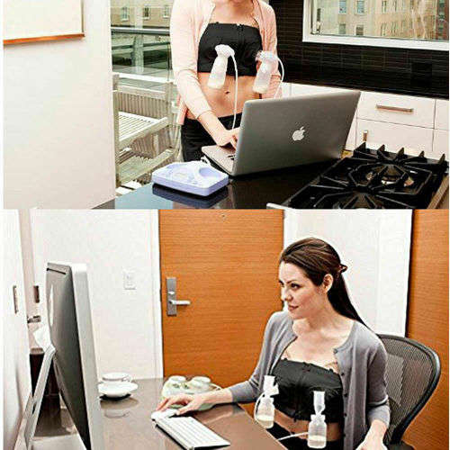 Automatic Double Intelligent Electric Handfree Breast Pump Baby Feeder PRODUCT CODE RH218