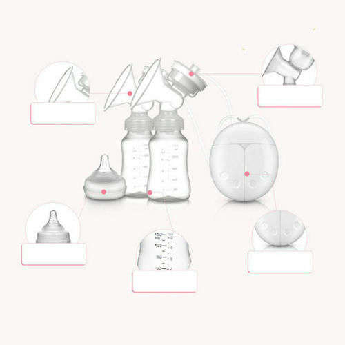 Automatic Double Intelligent Electric Handfree Breast Pump Baby Feeder PRODUCT CODE RH218