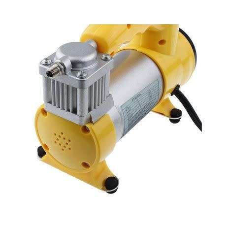 heavy duty Car Compressor for Large Vehicles, Cyclone, 12 V, 35 L / Min, 150 PSI,Yellow one cylinder