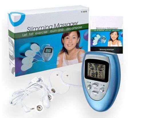 Full Body Shock Therapy Face Body Slimming Massager Stimulation Muscle Electro Massage Kit Portable