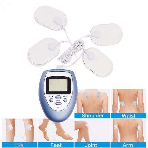 Full Body Shock Therapy Face Body Slimming Massager Stimulation Muscle Electro Massage Kit Portable