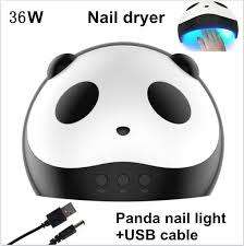 24W 36W Panda Nail Dry Smart Sensor USB LED Gel UV Nail Dryer Lamp Manicure Dual-Lights Curing Nail